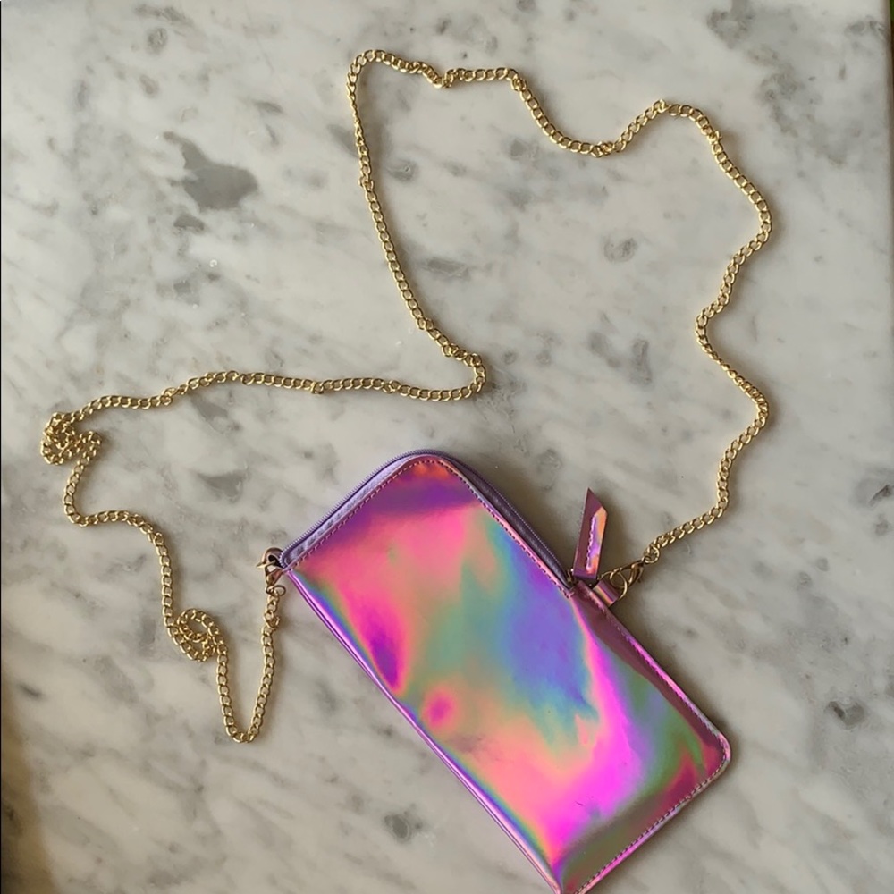 Chained Cell phone holder/pouch